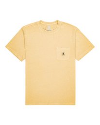 0 Basic Label - Short Sleeves T-Shirt Yellow Z1SSI1ELF1 Element