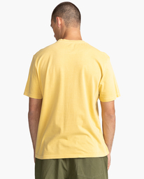 9 Basic Label - Short Sleeves T-Shirt Yellow Z1SSI1ELF1 Element