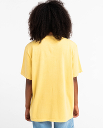 10 Basic Label - Short Sleeves T-Shirt Yellow Z1SSI1ELF1 Element