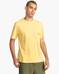 2 Basic Label - Camisa de manga corta Amarillo Z1SSI1ELF1 Element