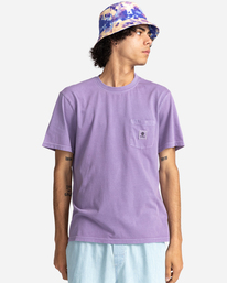 1 Basic Label - Short Sleeves T-Shirt Purple Z1SSI1ELF1 Element