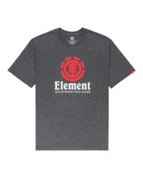 0 Vertical - T-shirt pour Homme Noir Z1SSI4ELF1 Element