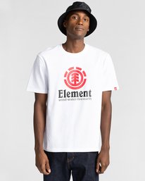 1 Vertical - Maglietta voor Uomo White Z1SSI4ELF1 Element