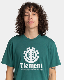 3 Vertical - T-Shirt for Men Green Z1SSI4ELF1 Element