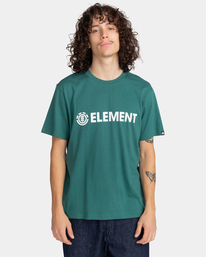 2 Blazin - Camiseta para Hombre Verde Z1SSI5ELF1 Element