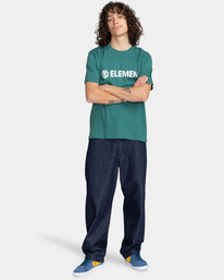 4 Blazin - Camiseta para Hombre Verde Z1SSI5ELF1 Element