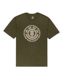 0 Seal - T-Shirt for Men Green Z1SSI7ELF1 Element