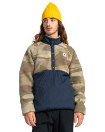 1 Mountain Sherpa 1 4 - Wendbares Fleece für Männer Beige Z1WAB5ELF1 Element