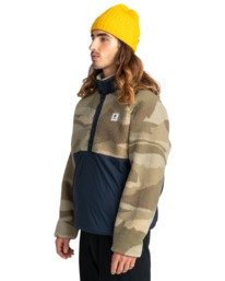 2 Mountain Sherpa 1 4 - Wendbares Fleece für Männer Beige Z1WAB5ELF1 Element