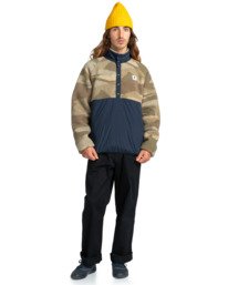 6 Mountain Sherpa 1 4 - Reversible Fleece for Men Beige Z1WAB5ELF1 Element