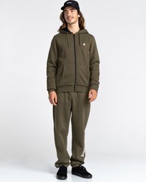 2 Bolton - Zip-Up Hoodie for Men Green Z1WAC5ELF1 Element