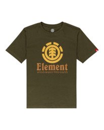 0 Vertical - T-shirt pour Garçon Vert Z2SSC8ELF1 Element