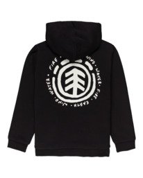 1 Helder - Sweat à capuche zippé pour Garçon Noir Z2WAB2ELF1 Element