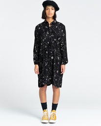 Hazel - Oversized Midi Shirt Dress for Women  Z3DRC8ELF1