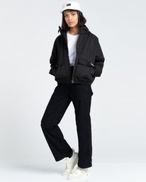 4 Sashay - Water-Resistant Jacket for Women Black Z3JKC2ELF1 Element