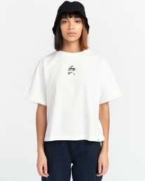 1 Minimal - T-Shirt for Women Beige Z3KTC1ELF1 Element