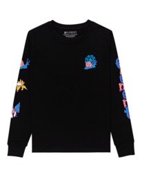 0 Karvel - Long Sleeve T-Shirt for Women Black Z3LSB2ELF1 Element