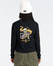 5 Transender - Long Sleeve T-Shirt for Women Black Z3LSB6ELF1 Element