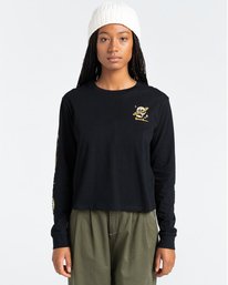 2 Transender - Long Sleeve T-Shirt for Women Black Z3LSB6ELF1 Element