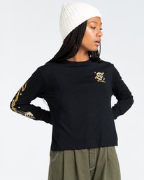 4 Transender - Long Sleeve T-Shirt for Women Black Z3LSB6ELF1 Element