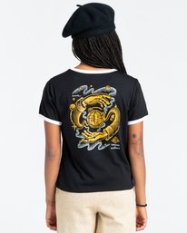 4 Rotation - T-Shirt for Women Black Z3SSE9ELF1 Element