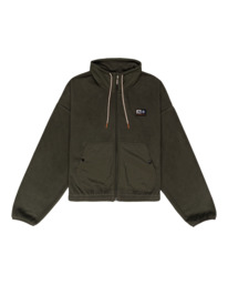 0 Oslo - Zip-Up Sweatshirt for Women Green Z3WAA4ELF1 Element