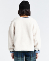 8 Augusta Pile - Reversible Button-Up Sweatshirt for Women Beige Z3WAA5ELF1 Element