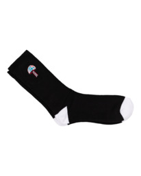 0 Shrooms - Skate Socks for Men Black Z5SOA4ELF1 Element
