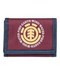 0 Elemental - Tri-Fold Wallet for Men Red Z5WLB1ELF1U Element