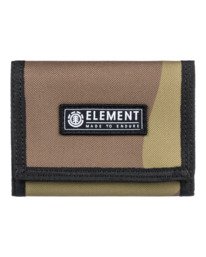 0 Seasonal - Tri-Fold Wallet for Men Green Z5WLB2ELF1U Element