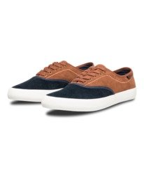 1 Passiph - Zapatillas de cuero para Hombre Marron Z6PAS101 Element