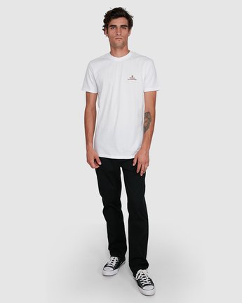 5 NYC SLIDERS SHORT SLEEVE TEE White 102019 Element