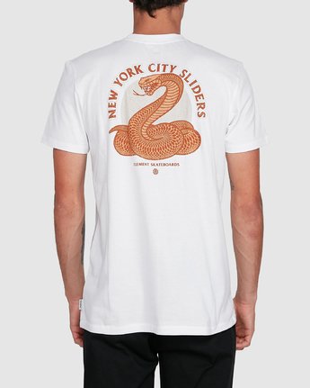 2 NYC SLIDERS SHORT SLEEVE TEE White 102019 Element