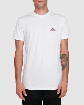 1 NYC SLIDERS SHORT SLEEVE TEE White 102019 Element