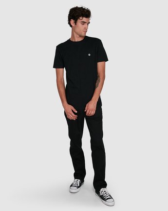 6 Cornell Short Sleeve Tee Black 107004 Element