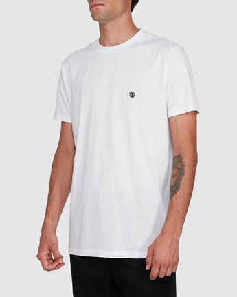 2 Cornell Short Sleeve Tee White 107004 Element