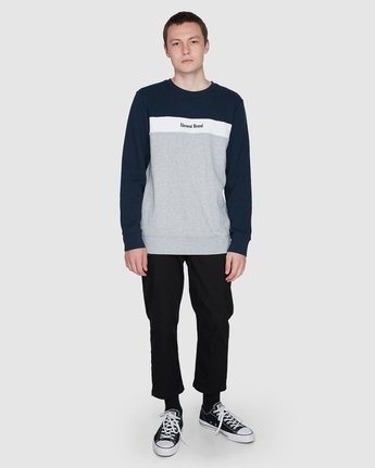 5 Alder Crew Fleece Blue 107302 Element