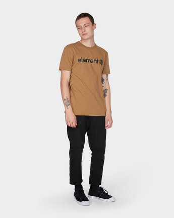 3 Horizon Short Sleeve Tee Yellow 183001 Element