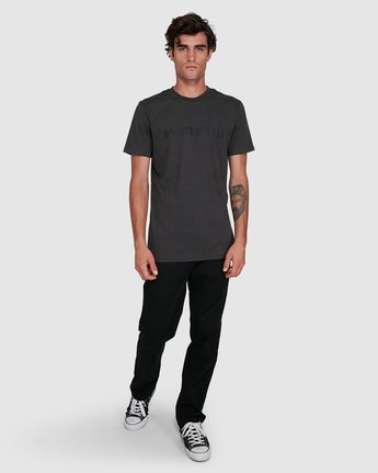 6 Horizon Short Sleeve Tee Black 183001 Element