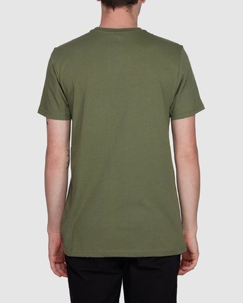 3 Horizon Short Sleeve Tee Green 183001 Element