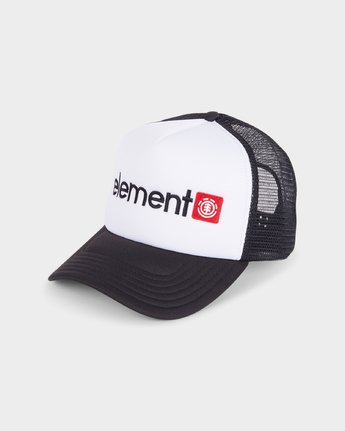 2 Horizontal Trucker Cap White 183608 Element