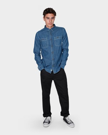 3 PACE SHIRT Blue 196219 Element