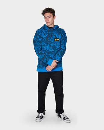 3 GRIFFIN LEAF CAMO HOODED PULLOVER Blue 196321 Element
