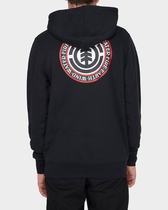 2 Seal Back Hoodie Black 196325 Element