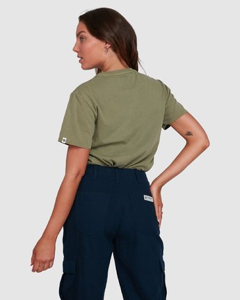 1 EAST SHORT SLEEVE TEE Green 202001 Element