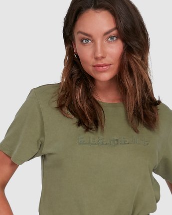 3 EAST SHORT SLEEVE TEE Green 202001 Element