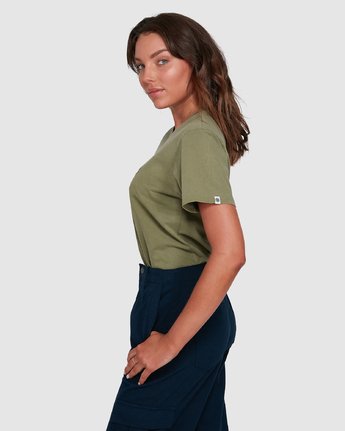 2 EAST SHORT SLEEVE TEE Green 202001 Element