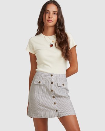 EDIE STRIPE SKIRT  217852