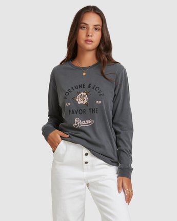 1 Brave Long Sleeve Tee Black 217879 Element