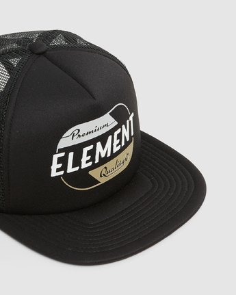 4 DEPOT TRUCKER CAP Black 502603 Element